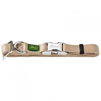 Hunter - Collar Vario Basic con cierre de aluminio L cuello 45-65 cm beige