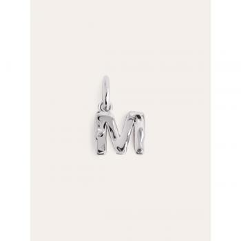 Charm Singularu Letter Organic Plata Letra M