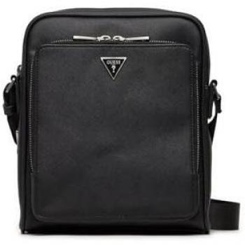 Guess Milano Compact Crossbody Bag for Men - Black 21 cm