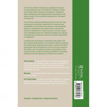 Creating sustainable work systems: Developing Social Sustainability