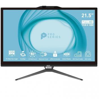 MSI Pro AP222T-002EU All-in-One PC - Intel Core i3-13100, 8GB RAM, 256GB SSD, 21.5 Full HD Touchscreen Display, Windows 11 Home