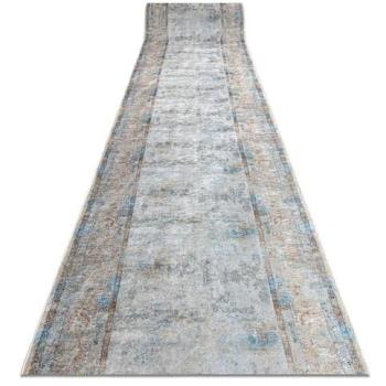 Alfombra de Pasillo Antideslizante Lotus Bordero 95111 Gris/Beige - 80x790 cm - Lavable en Lavadora
