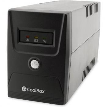 CoolBox Guardian 3 SAI 600VA 360W con Regulador Automático de Voltaje (AVR), Software de Control, Auto-Reinicio, Encendido en Frío y Autonomía de 6 Minutos