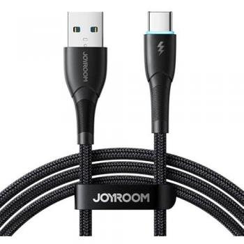 Cable de Datos Joyroom Starry Series USB-A a USB-C 3A, 1 m, Negro
