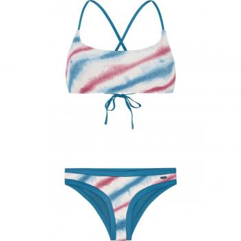 Bikini de mujer Protest Prtkirkley azul con rayas, talla S