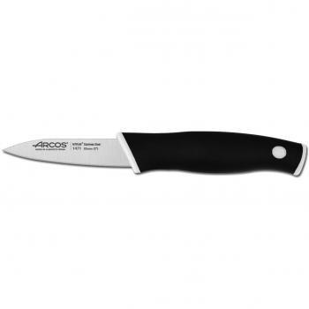 Arcos Serie Dúo - Cuchillo Mondador - Hoja de 85 mm - Mango Color Negro Blanco