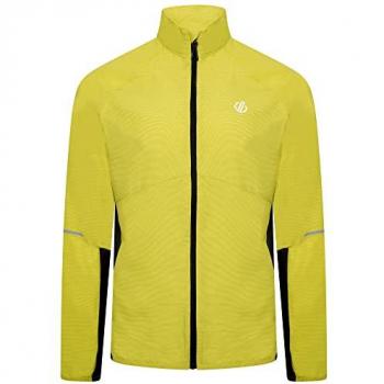 Chaqueta Cortavientos para Hombre Dare 2B Ablaze II, Shell Neón Primavera/Negro, Talla 50 EU