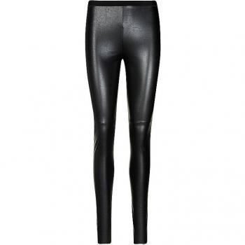Marc Cain Women's Faux Leather Leggings, Black, Size 42