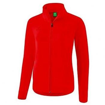 Erima Women's Red Tracksuit Jacket - Casual Basics Sweat Hoodie