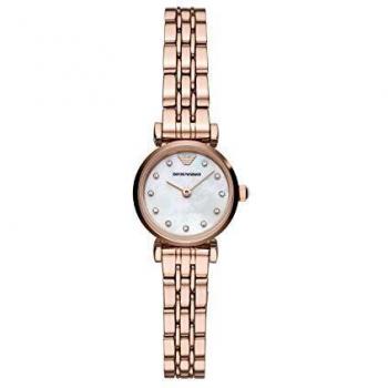 Reloj de Mujer Emporio Armani Mod. GIANNI T-BAR SS IP Rose Gold - Modelo AR11203, acero inoxidable, color oro rosa, esfera analógica, resistencia al agua hasta 30 metros, diseño elegante y moderno