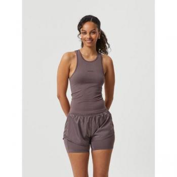 Björn Borg Running Seamless Tank Brown, SM