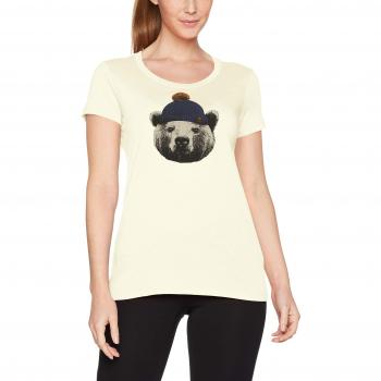 Columbia Unbearable tee Camiseta de Manga Corta, Mujer, Beige