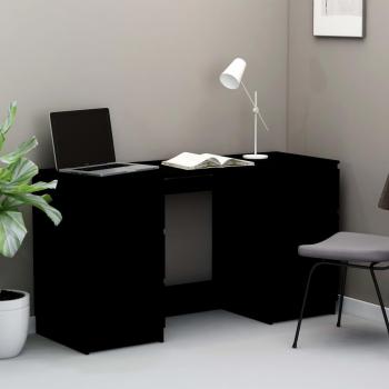 vidaXL Writing Desk Black 140x50x77 cm Engineered Wood