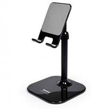 Soporte ergonómico para smartphone y tablet color negro