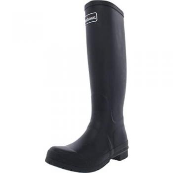 Barbour Women's Abbey Black Rubber Rain Boots - Size 4 (UK) / EU 37 / US 6