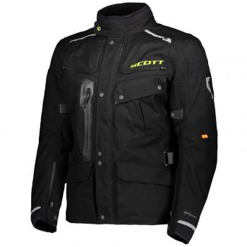 Chaqueta textil de moto impermeable Scott Voyager Dryo color Negro