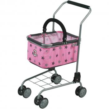 Carrito de Compra con Cesta Estrellitas Gris Chic 2000 761 83