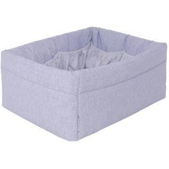Cambrass Denim - Canastilla acolchada, color azul
