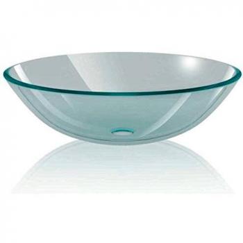 vidaXL Cristal templado de lavabo 42 cm transparente