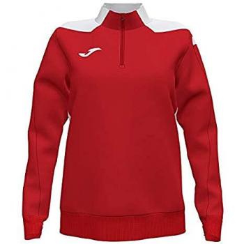 Sudadera de fútbol Joma Championship VI mujer rojo blanco