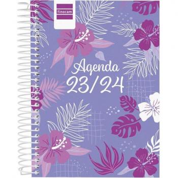 Finocam Agenda Escolar 2023-2024 Cool 1/8 DP Selva Espiral Diaria Multilingüe 120x164mm