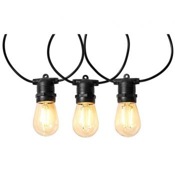 Iluminación Decorativa Inteligente Wi-Fi | Luces de Fiesta | 10 LED's | 9.00 m | Blanco Cálido | Compatible con Android e iOS