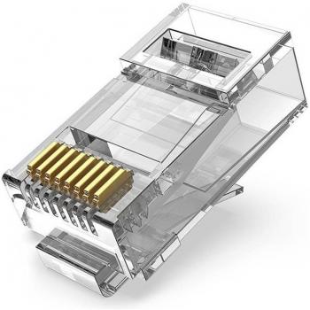 Conector RJ45 Cat.6A UTP 50 uds - Vention IDGR0-50