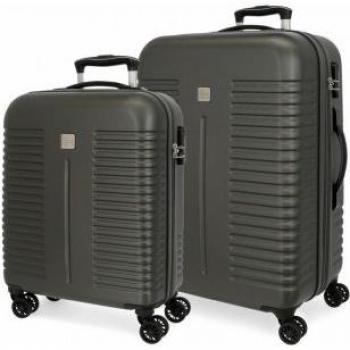 Conjunto de Maletas Roll Road India Gris Oscuro