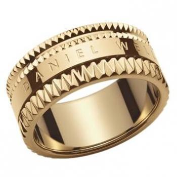 Anillo Elevation Daniel Wellington Acero Dorado Talla 54