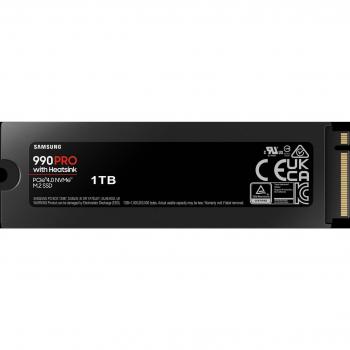 Samsung 990 PRO 2TB M.2 2280 PCIe 4.0 NVMe SSD con Disipador de Calor