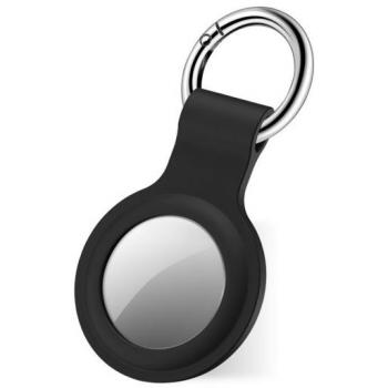 Funda de Silicona para AirTag con Llavero - Color Gris