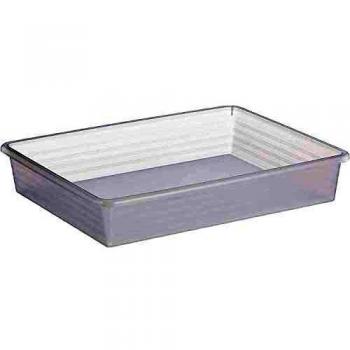 Papelera Rotho Twist 10L con tapa basculante negra