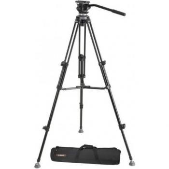 Ikan E-Image EK610 Professional 3-Section Aluminum Video Tripod with 65mm Bowl Fluid Head