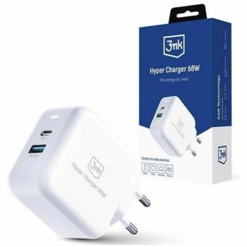 Cargador de coche para móvil 3MK con puerto USB y carga rápida