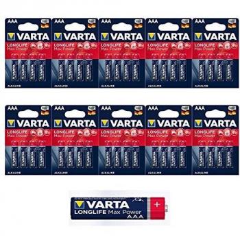 Baterías Varta Longlife Max Power AAA, Paquete de 4 Piezas