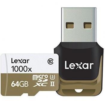 Lexar Professional - Tarjeta de memoria 1000x microSDXC de 64 GB