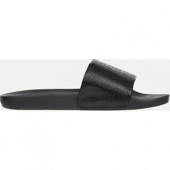 Calvin Klein - Chanclas de mujer tipo pala con estampado monograma