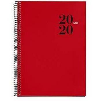 Agenda Anual 2020 Miquel Rius 34007 Basic City Plus, Formato Día por Página, Dimensiones 155*213mm, Encuadernación en Espiral con Año Serigrafiado