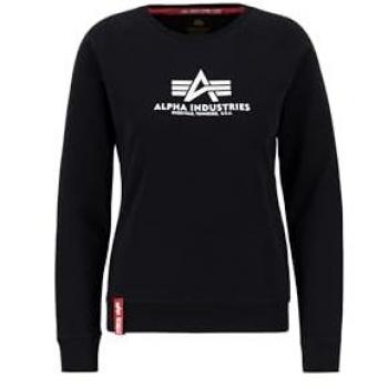 Alpha Industries Women's New Basic Black Sweater