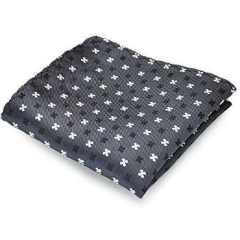 PenSee para hombre Fashion diseño de rayas bolsillo de flores tejido de seda Hankerchief square-various colores multicolor Multi Color Talla única