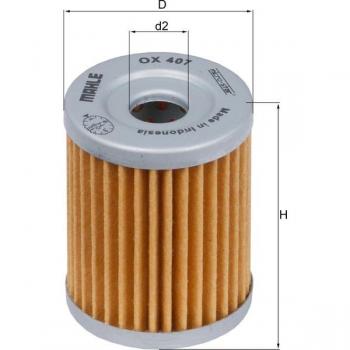 Filtro de aceite MAHLE ORIGINAL OX 407, compatible con varios modelos de vehículos, diseñado para proporcionar una filtración eficiente y prolongar la vida del motor, fabricado con materiales de alta calidad, fácil instalación y cumple con las normat