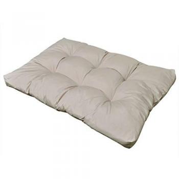 vidaXL Cojín de Asiento Silla Acolchado 120x40 cm Poliéster Blanco Almohadilla