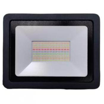 Jandei - Proyector LED 72W RGB+CCT TUYA, Temperatura de Luz Blanca Cálida 2700K a Fría 6000K, Control por voz con Amazon Alexa y Google Home, Foco IP
