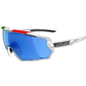 Salice 020 ITA BIANCO/RW BLU Men's Sunglasses White Size 138