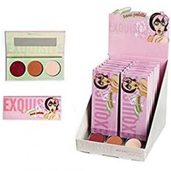 Exquisite 3-Color Eyeshadow Palette (3x2g)