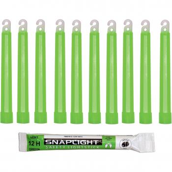 Cyalume KZ-IF8W-ILXA - Barras de luz verde SnapLight Luces químicas 15 cm, 6 Inch Lightstick super brillante con duración de 12 horas