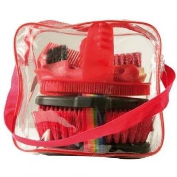 PFIFF Pflegeartikel Putzset - Vendas para caballo, color multicolor