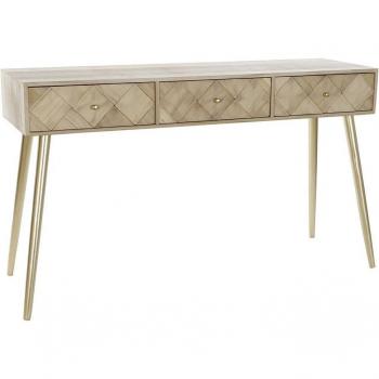 Consola Paulownia Pino 132x41x78 Natural