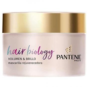 Pantene Pro-V Hair Biology Volumen & Brillo Mascarilla 160 ml, Para Pelo Fino O Debilitado Y Teñido