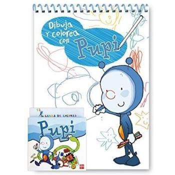 Dibuja y colorea con Pupi